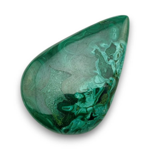Malachite cabochon 38x25 mm no 192 Malachite cabochon 38x25 mm no 192