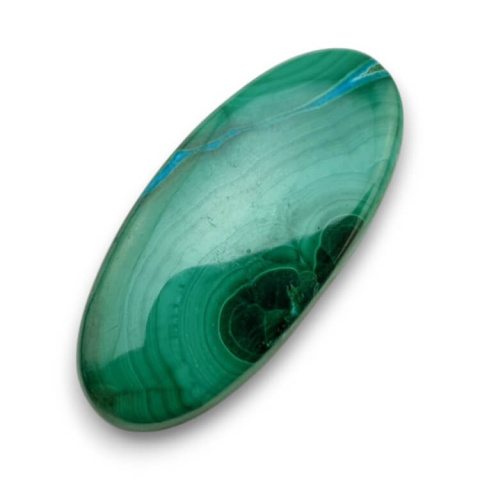 Malachite cabochon 39x18 mm no 214 Malachite cabochon 39x18 mm no 214
