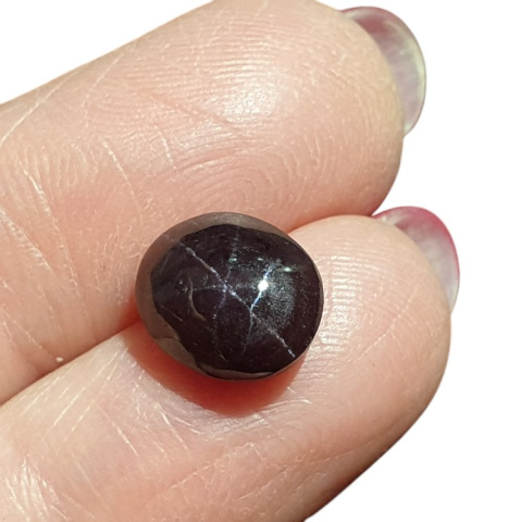 Star garnet cabochon 10x9 mm no 107 Star garnet cabochon 10x9 mm no 107