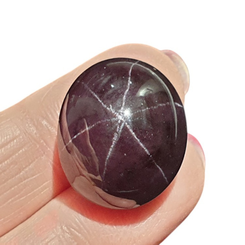 Star garnet cabochon 22x18 mm no 84 Star garnet cabochon 22x18 mm no 84