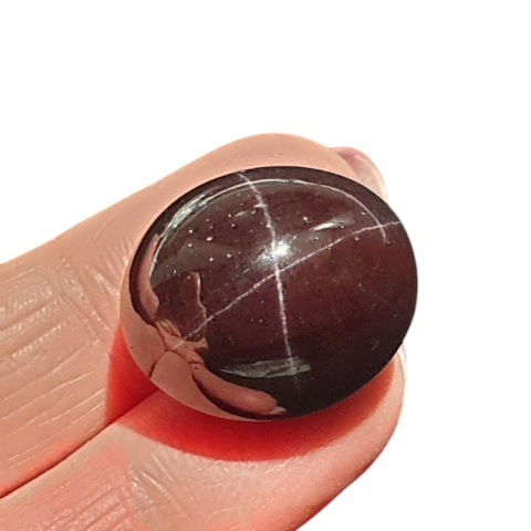 Star garnet cabochon 23x19 mm no 77 Star garnet cabochon 23x19 mm no 77