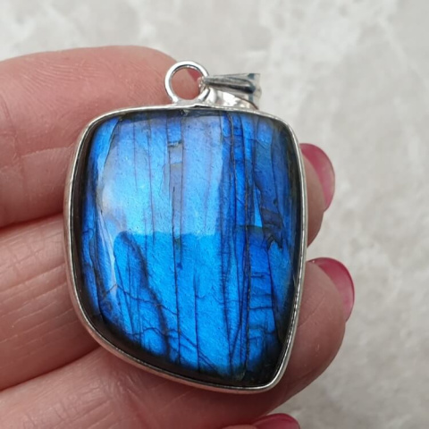 Labradorite pendant 29x25 mm no. 906 Labradorite pendant 29x25 mm no. 906