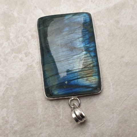Labradorite pendant 38x26 mm no 863 Labradorite pendant 38x26 mm no 863