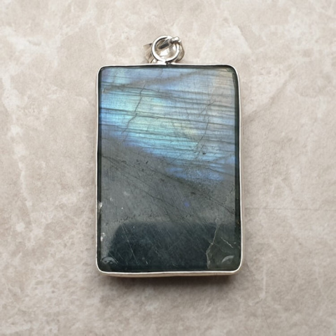 Labradorite pendant 38x26 mm no 863 Labradorite pendant 38x26 mm no 863