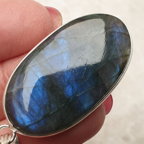 Labradorite pendant 39x22 mm no 866 Labradorite pendant 39x22 mm no 866
