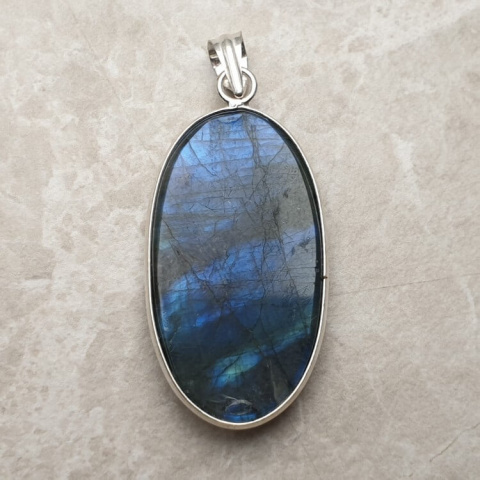 Labradorite pendant 39x22 mm no 866 Labradorite pendant 39x22 mm no 866