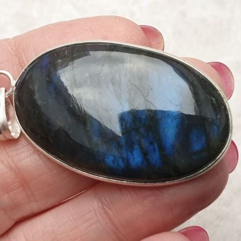 Labradorite pendant 40x25 mm no 895 Labradorite pendant 40x25 mm no 895