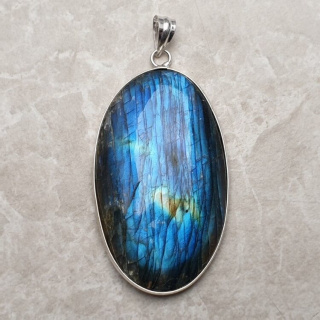 Labradorite pendant 53x32 mm no. 862