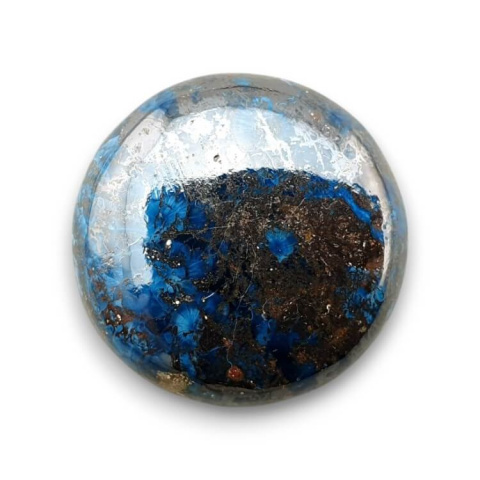 Azurite cabochon fi 26 mm no 17 Azurite cabochon fi 26 mm no 17