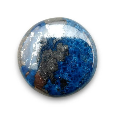 Azurite cabochon fi 27 mm no 27 Azurite cabochon fi 27 mm no 27