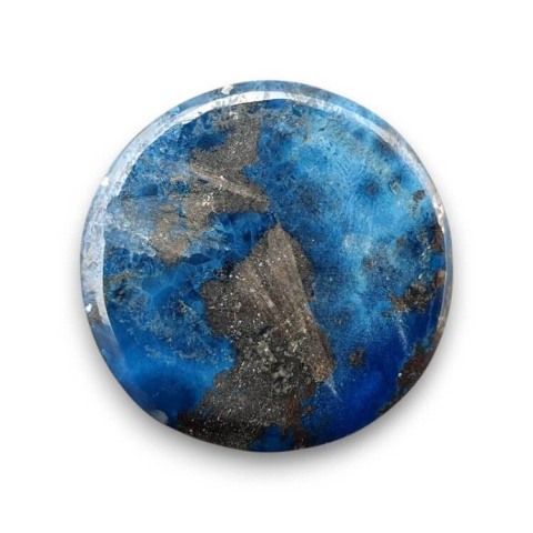 Azurite cabochon fi 27 mm no 27 Azurite cabochon fi 27 mm no 27