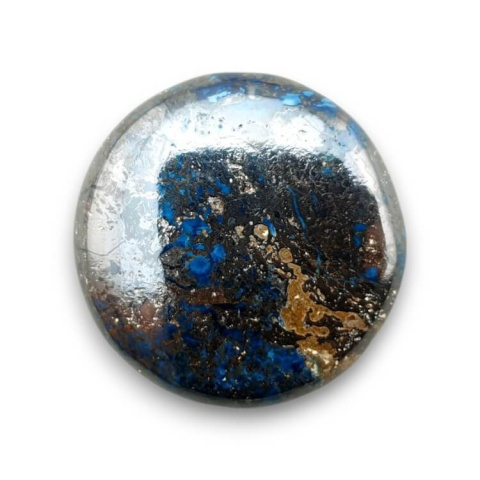 Azurite cabochon fi 27 mm no 43 Azurite cabochon fi 27 mm no 43
