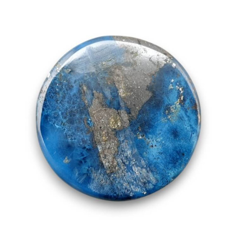 Azurite cabochon fi 27 mm no 48 Azurite cabochon fi 27 mm no 48