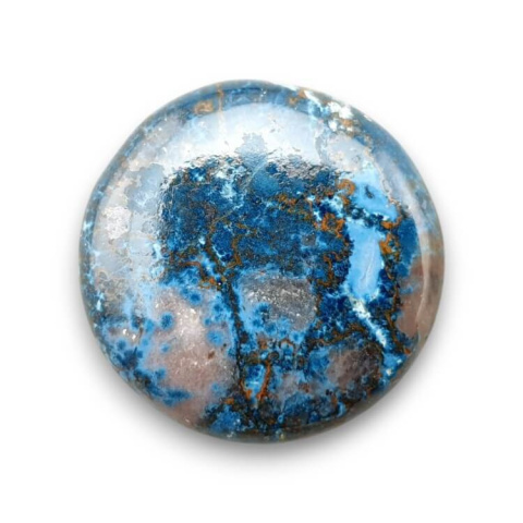Azurite cabochon fi 27 mm no 51 Azurite cabochon fi 27 mm no 51