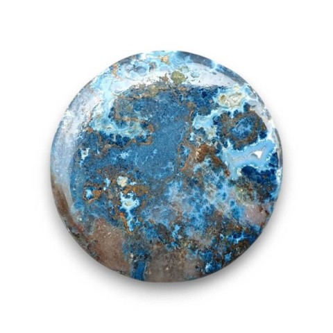 Azurite cabochon fi 27 mm no 51 Azurite cabochon fi 27 mm no 51