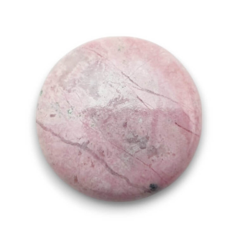 Pink rhodonite cabochon dia. 26 mm no 17 Pink rhodonite cabochon dia. 26 mm no 17