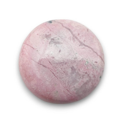 Pink rhodonite cabochon dia. 26 mm no 17 Pink rhodonite cabochon dia. 26 mm no 17