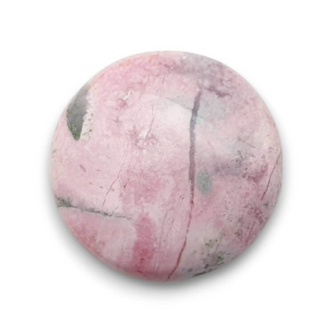 Pink rhodonite cabochon fi 27 mm no 12 Pink rhodonite cabochon fi 27 mm no 12