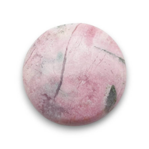 Pink rhodonite cabochon fi 27 mm no 12 Pink rhodonite cabochon fi 27 mm no 12