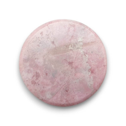 Pink rhodonite cabochon fi 29 mm no 5 Pink rhodonite cabochon fi 29 mm no 5