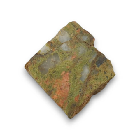 Unakite cut raw 30x30 mm No 5 Unakite cut raw 30x30 mm No 5