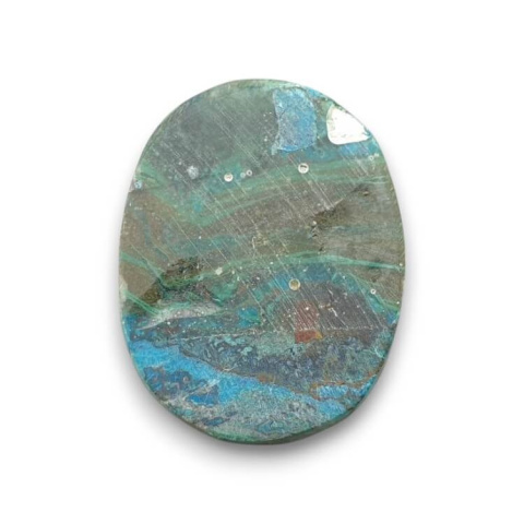 Chrysocola cabochon 27x21 mm no. 204 Chrysocola cabochon 27x21 mm no. 204