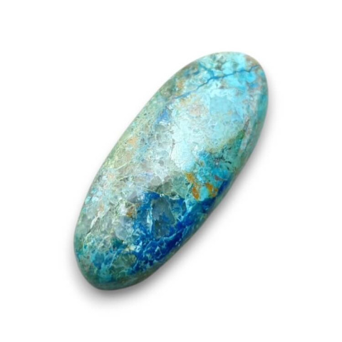 Chryzokola kaboszon 28x12 mm nr 243 Chryzokola kaboszon 28x12 mm nr 243