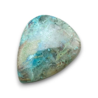 Chrysocola cabochon 33x27 mm no. 221