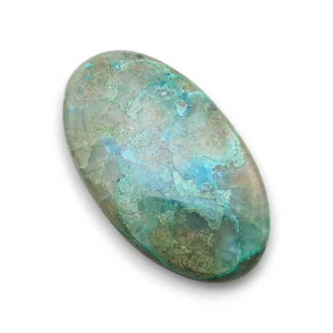 Chrysocolla cabochon 35x20 mm no. 253 Chrysocolla cabochon 35x20 mm no. 253