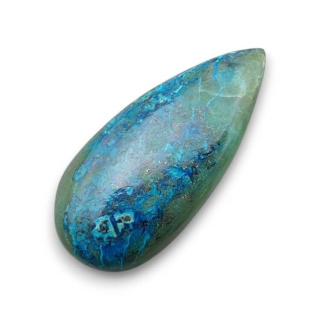 Chrysocola cabochon 36x16 mm no. 267