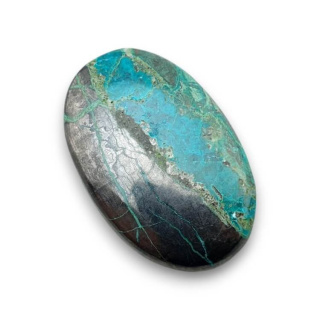 Chrysocola cabochon 36x24 mm no. 207