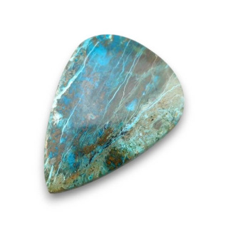 Chrysocola cabochon 42x31 mm no. 198