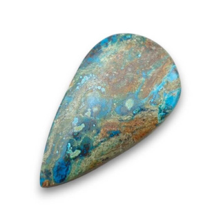 Chrysocola cabochon 44x25 mm no. 219