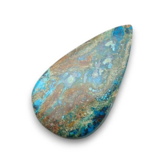 Chrysocola cabochon 44x25 mm no. 219