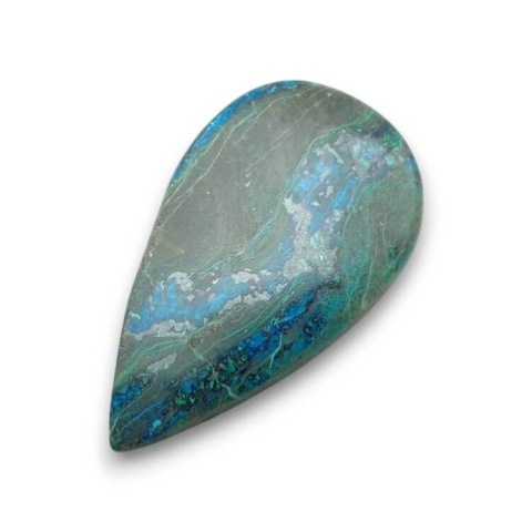 Chrysocola cabochon 45x26 mm no. 188 Chrysocola cabochon 45x26 mm no. 188