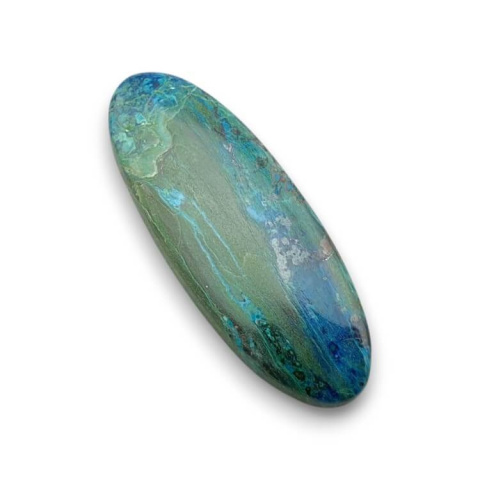 Chrysocolla cabochon 46x17 mm no 235 Chrysocolla cabochon 46x17 mm no 235