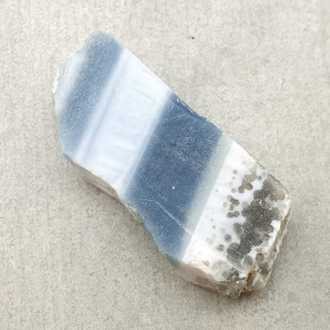 Opal blue cut raw 37x25 mm no. 123 Opal blue cut raw 37x25 mm no. 123
