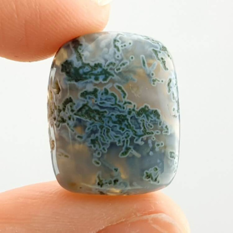 Moss agate antique 20x16 mm no 81 Moss agate antique 20x16 mm no 81