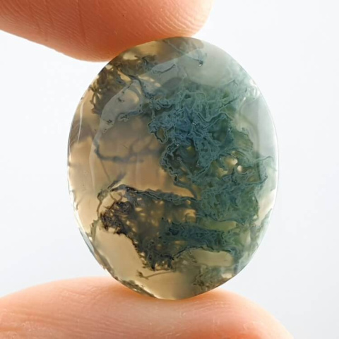 Moss agate antique 23x19 mm no. 136 Moss agate antique 23x19 mm no. 136