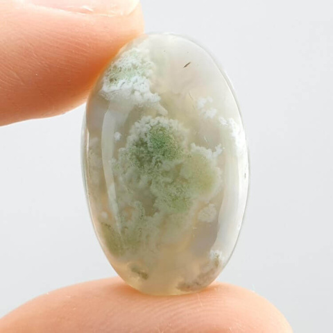 Agate mossy antique 25x16 mm no 86 Agate mossy antique 25x16 mm no 86