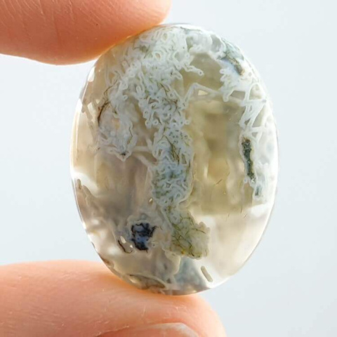 Agate mossy antique 25x20 mm no. 132 Agate mossy antique 25x20 mm no. 132