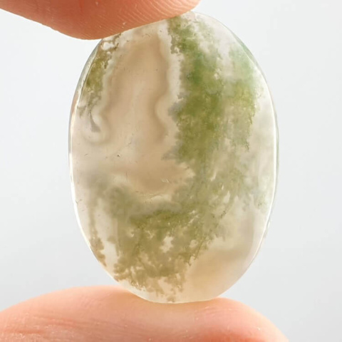 Agate mossy antique 28x20 mm no 125 Agate mossy antique 28x20 mm no 125