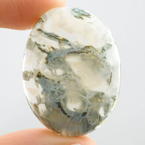 Agate mossy antique 29x22 mm no. 119 Agate mossy antique 29x22 mm no. 119