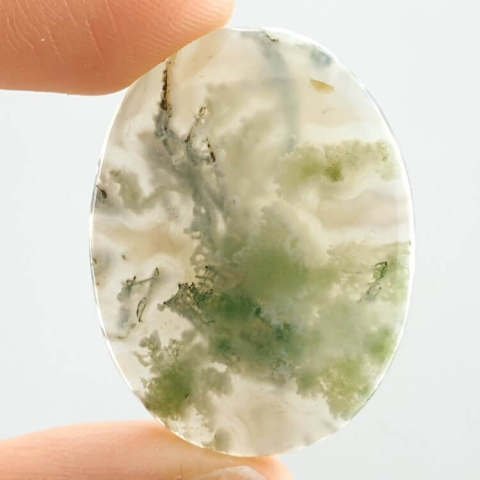 Moss agate antique 32x24 mm no. 113 Moss agate antique 32x24 mm no. 113