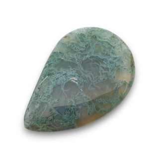 Moss agate antique 39x26 mm no 95