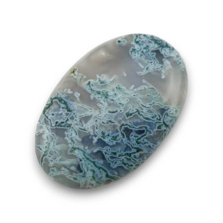 Moss agate antique 43x29 mm no 93