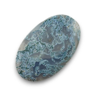 Moss agate antique 47x29 mm no 92