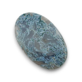 Moss agate antique 47x29 mm no 92