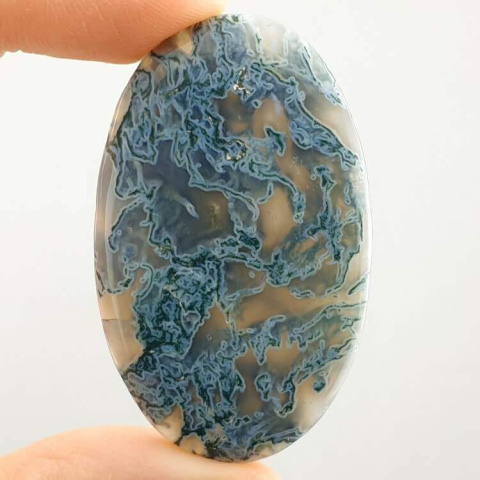 Moss agate antique 47x29 mm no 92 Moss agate antique 47x29 mm no 92