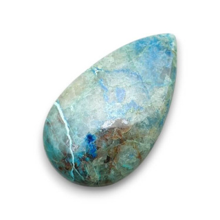 Chrysocola cabochon 34x20 mm no. 329